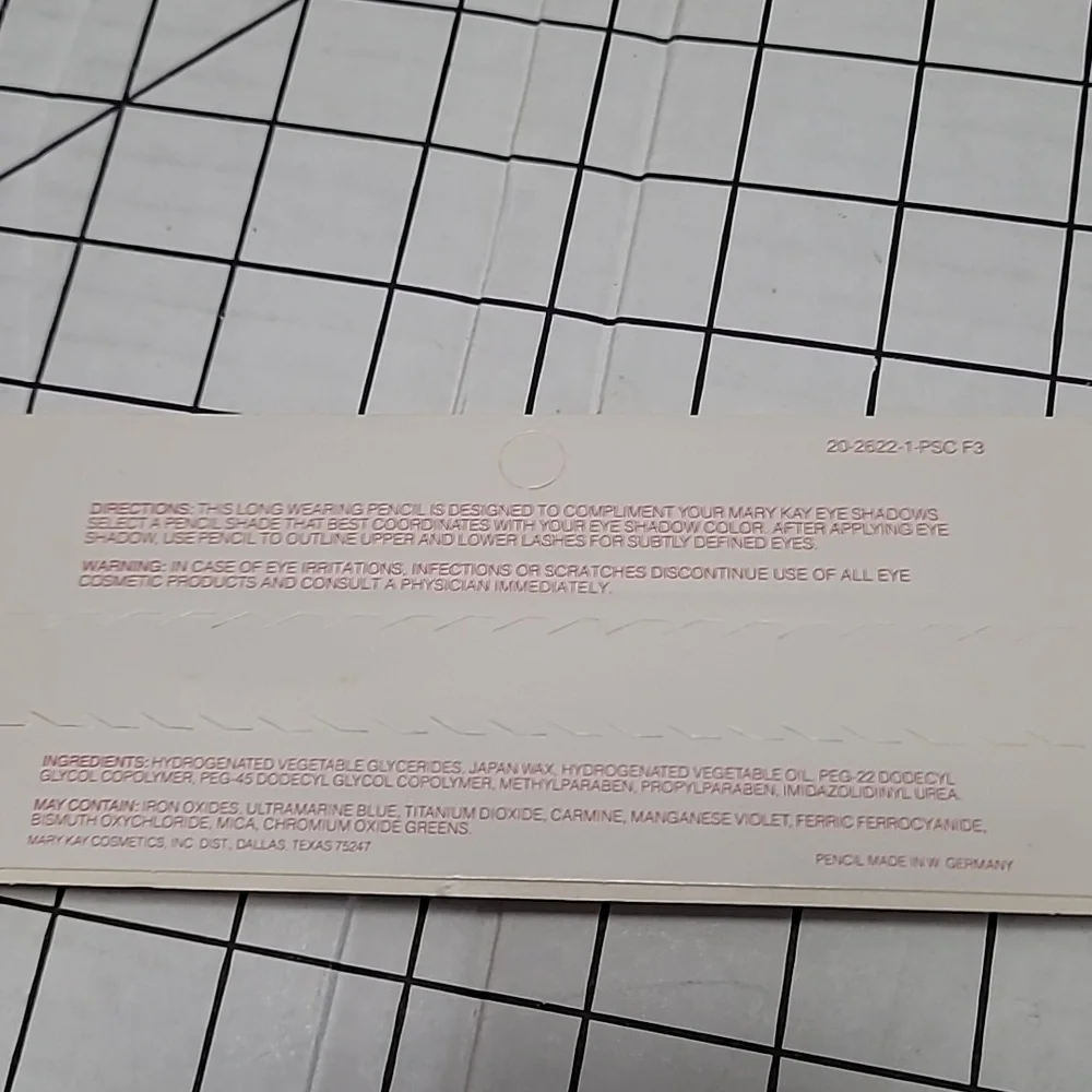 Mary Kay Eye Defining Pencil Vintage NIP Old Stock 0994 Smoky Slate‎ .04 oz